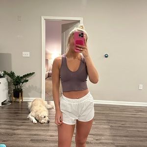 Athleta AURORA SEAMLESS CROP RIB TANK